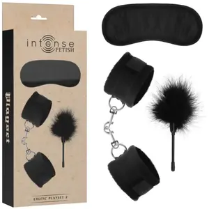 INTENSE FETISH | Intense Fetish - Erotic Playset 2 With Handcuffs, Bli... pas cher
