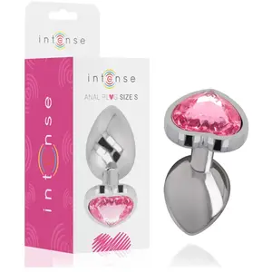 INTENSE ANAL TOYS | Intense - Metal Aluminum Anal Plug Heart Pink Size...