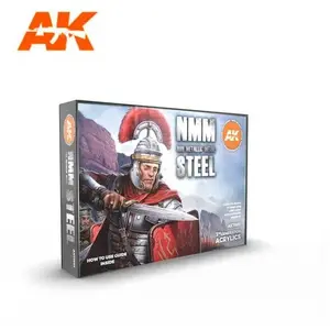 Ak Interactive Ak11601 Métal Non Métallique: Acier 6x17ml-Ak Interacti... pas cher