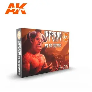 Ak Interactive Ak11604 Enfer Et Créatures Rouges 6x17ml-Ak Interactive Ak11604 Enfer Et Créatures Rouges 6x17ml (Ak Interactive)