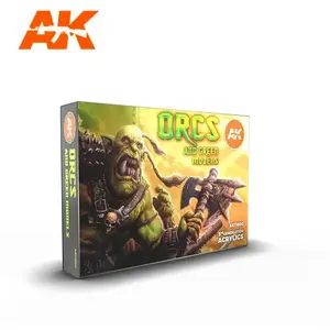 Comparateur de prix : AK Interactive Ak Set de Peinture - Orcs & Créatures vertes