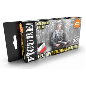 AK Interactive, Peinture loisirs créatifs, German Field Grey Uniforms 3g (Gris, 17 ml) pas cher