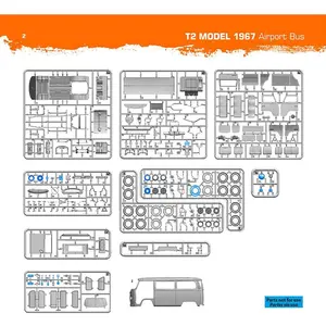 AK Interactive VOLKSWAGEN T2 Model 1967 Airport Bus pas cher