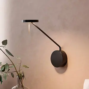 LEDS-C4 Lampada da lettura Invisible Reader Large led 10.5 Bianco caldo - 3000K touch dimming Nero 550lm pas cher