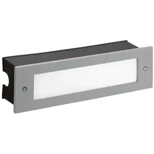 Leds-C4 Micenas - Applique Murale Extérieure Led Encastrée Gris 29.8cm...Vendu parrakuten