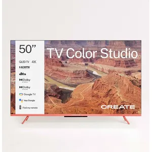 CREATE Téléviseur QLED 4K - Color Studio - 127cm - Antireflet - Dolby ... pas cher