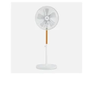 Create AIR STAND WOOD - Retro stijl 50 W draaiende staande ventilator pas cher