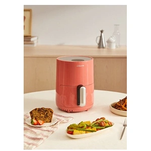 CREATE Friteuse à Air Chaud - 1,5 L - Écran Tactile - Terracotta - 900 W pas cher