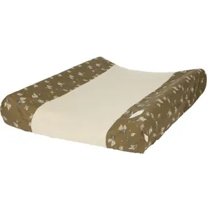 Nobodinoz Housse de matelas à langer Calma Brown Lilac (50x70 cm) pas cher