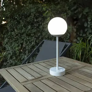 NEWGARDEN Norai slim 30 cm Lampe de table avec batterie rechargeable. Lumière led chaud. Fabriquée en Espagne pas cher
