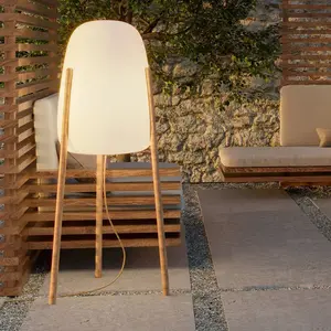 Lampadaire trepied MOOVERE 145cm Solaire+Batterie rechargeable LED/RGBVendu parmanomano