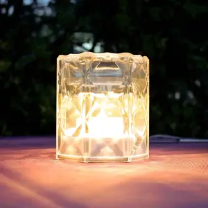 Newgarden, Éclairage d'extérieur, JACK 10 LED Lampe de bureau design Batterie USB Effet bougie IP54 pas cher
