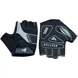 Gants court avec rembourrage en gel Krayton Sport Noir XL pas cher