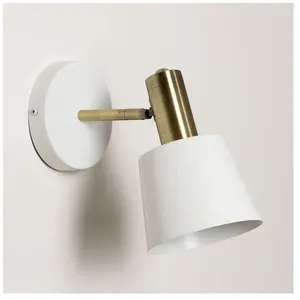 Sklum - Applique en fer Agueda Blanc pas cher