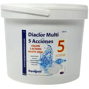 Chlore 5 Actions Galets de 200G 5KGVendu parcdiscount