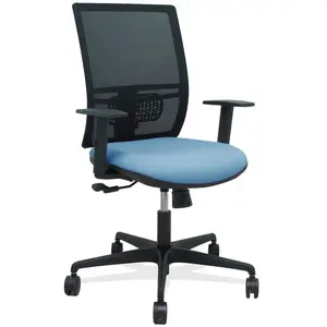 Chaise de bureau Yunquera P&C 0B68R65 Bleu ciel pas cher