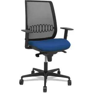 Chaise de bureau Alares P&C 0B68R65 Bleu marine pas cher