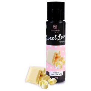 Lubrifiant comestible Sweet Love Chocolat blanc 60ml pas cher