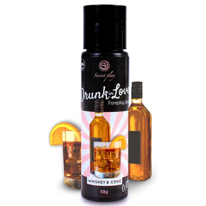 Lubrifiant Comestible DRUNK IN LOVE Whiskey & Cola 60ml   pas cher