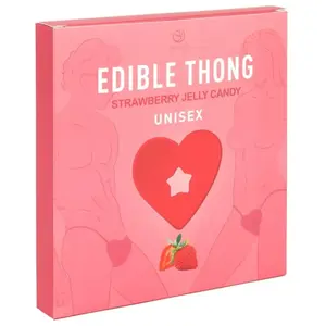 String Comestible Fraise Champagne 36g   pas cher