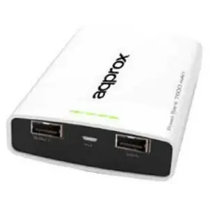 Approx APPPB78EVW Chargeur universel avec batterie externe de 7800 mAh Blanc pas cher