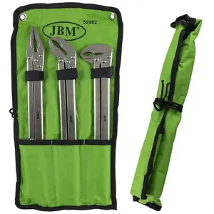 Lot de 3 pinces à mâchoires extra-longues JBM 52982 pas cher