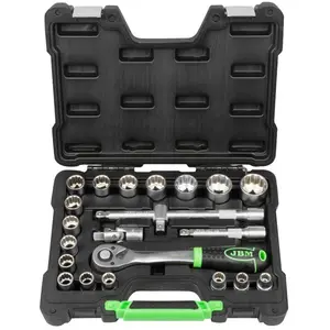 Jbm Mallette à Outils 1/2´´ Avec Douilles 12 Pans Zinguées pas cher