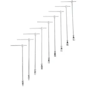 Jbm Clé En T T-handle Socket Es 7-19 Mm 9 Pièces pas cher