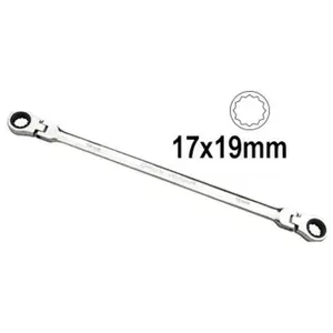 Jbm Clé à Cliquet Combinée 17x19 Mm pas cher