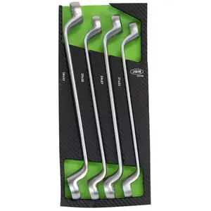 Jbm Jeu De Clés à Anneaux Double Ring Set In Carbon Fiber Finish Eva Tray 4 Pieces pas cher