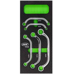 Jbm Jeu De Clés à Anneaux Eva Carbon Fiber Finish Tray 5 Pièces pas cher