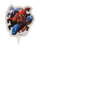 GENERIQUE Bougie anniversaire Spiderman 7,5 cm pas cher