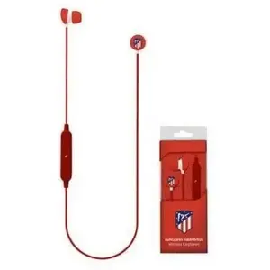 Seva Import Écouteurs de Sport Bluetooth Atlético Madrid Rouge avec Microphone pas cher