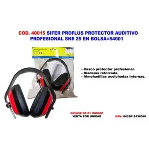 Protecteur auditif ajustable snr 25 sac 54001 - Sifer pas cher