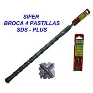Foret Sifer 4 plaquettes SDS-Plus 6x110 pas cher