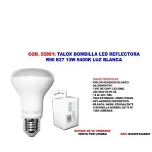 FPLUS Ampoule à réflecteur LED TALOX R90 E27 13W 6400K lumière blanche pas cher