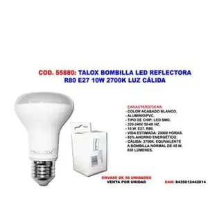 FPLUS Ampoule à réflecteur LED TALOX R80 E27 10W 2700K lumière chaude pas cher