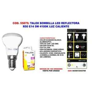 FPLUS Ampoule à réflecteur LED TALOX R50 E14 5W 4100K lumière neutre pas cher