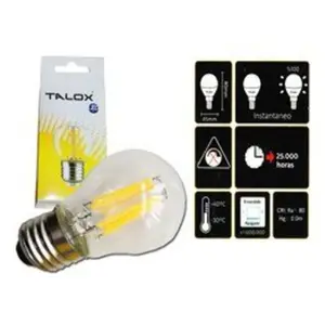 FPLUS Ampoule LED à filament sphérique TALOX G45 E27 4W 3000K 400 lumens pas cher