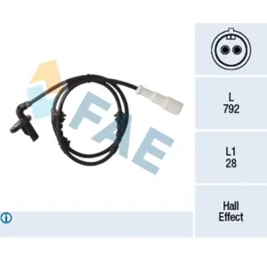 FAE Capteur ABS pour RENAULT: Clio, Symbol - Thalia, Thalia (Ref: 7840...Vendu paroscaro