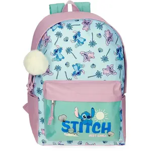 Disney, Sac + cartable maternelle, Stitch Just Chill backpack 45cm pas cher