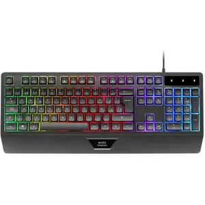 Clavier - Mars Gaming - MK124 - Ergonomique avec Repose-Poignets - Ant... pas cher