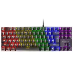 MARSGAMING MK80 Noir, Clavier Gaming Mécanique TKL FRGB, Antighosting,...