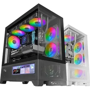 Mars Gaming 8435693112556 (Mini-ITX, mATX, ATX), Boîtier PC, Noir pas cher