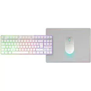 Mars Gaming Mcpwtklwfr (FR, Sans fil), Clavier, Blanc pas cher