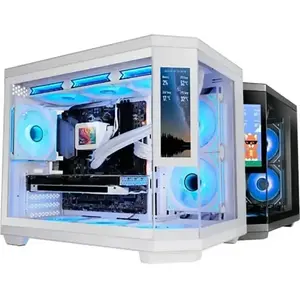 Mars Gaming Mc3tcorelcdmw (Mini-ITX, mATX), Boîtier PC, Blanc pas cher