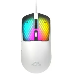 Souris gaming Mars Gaming MM-VIPER 12800 DPI 56g RGB Blanc pas cher