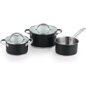 Batterie de Cuisine San Ignacio Noir 5 Pièces pas cher