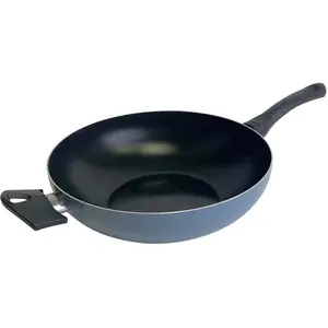 SAN IGNACIO Poêle WOK avec surface antiadhésive NOIA 30 cm bleu BGEU-6... pas cher