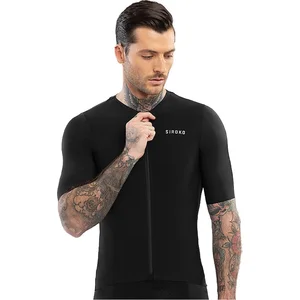 Comparateur de prix : SIROKO SRX Pro High Tech Korte Mouwen Fietsshirt Heren - Black - L